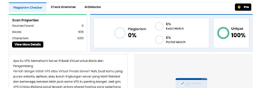 6. hasil plagiarism check