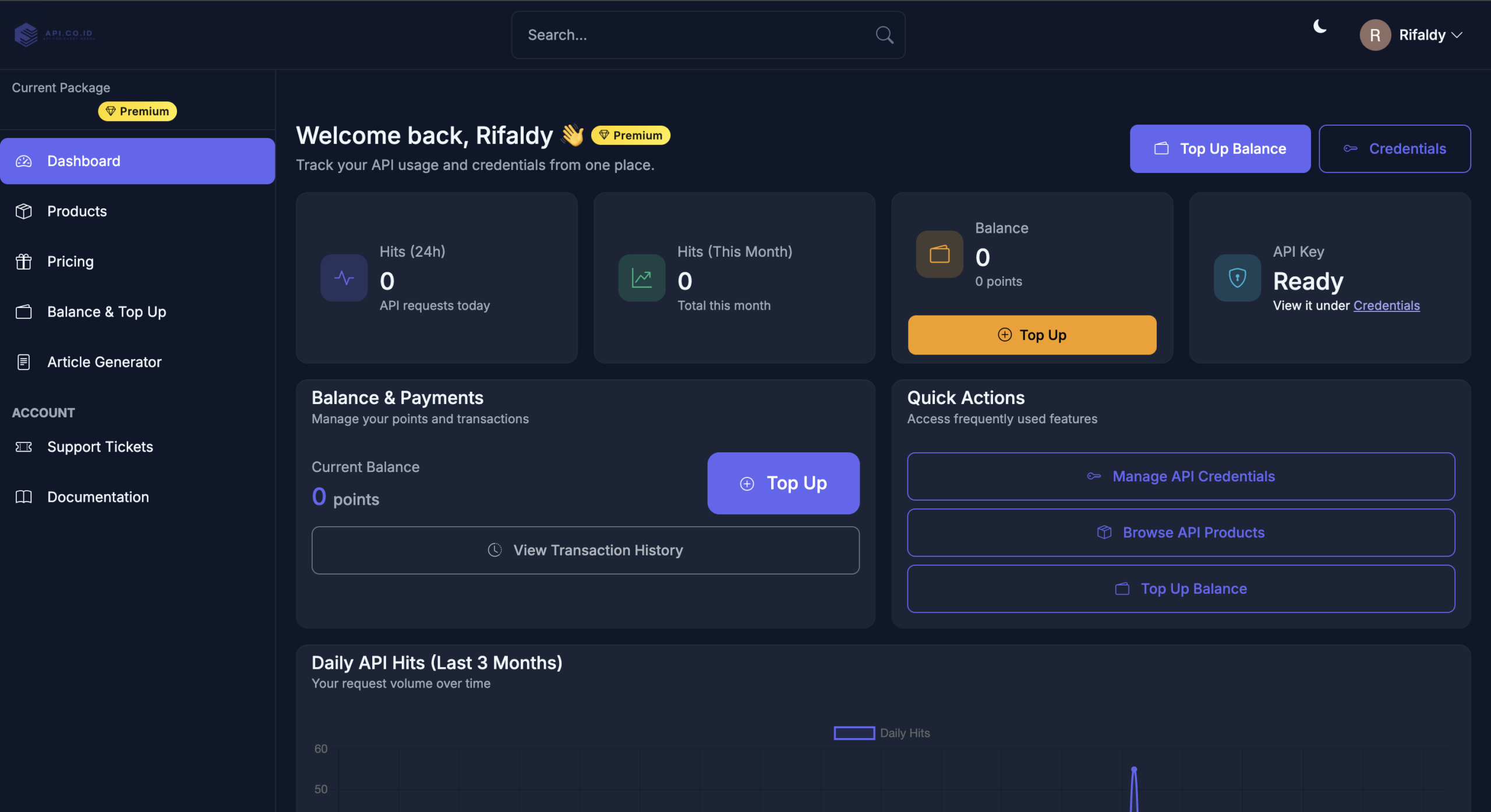 Cara Upgrade dan Menggunakan Api Premium Api.co.id