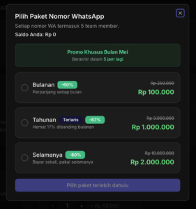 Cara Menghubungkan Akun WhatsApp di Api.co.id