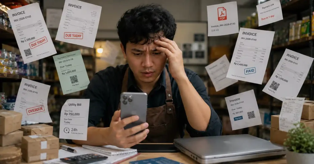 Banyak invoice whatsapp bingung
