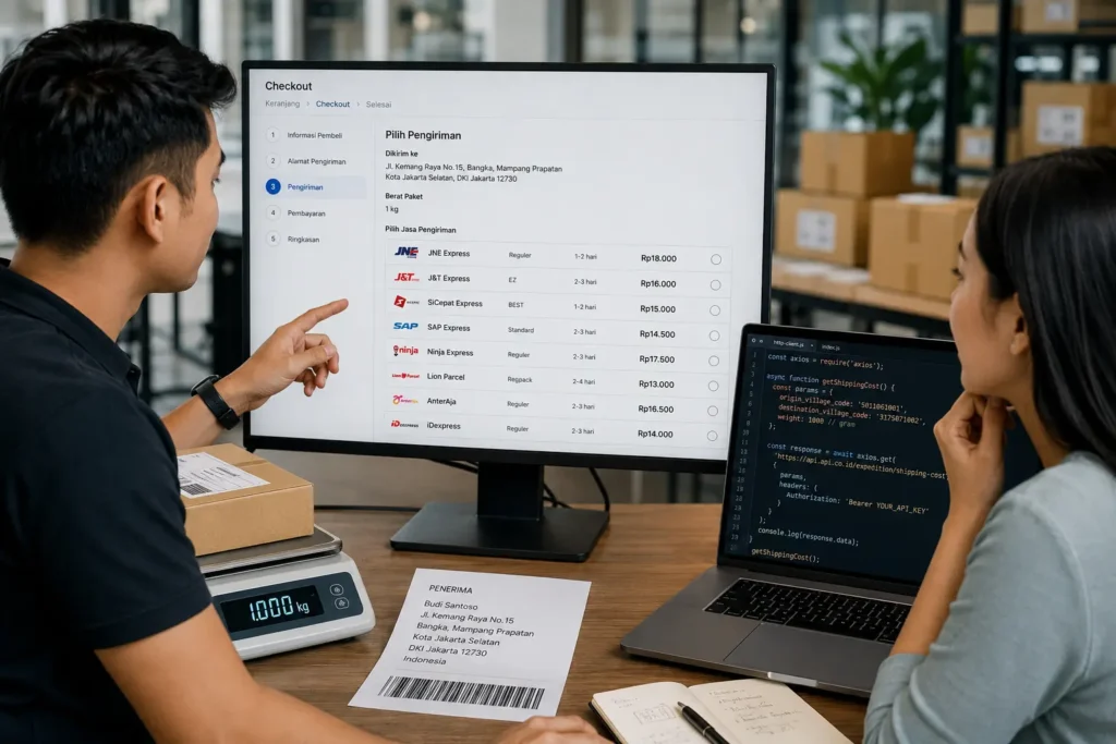 Cara Integrasi Cek Ongkir ke Website via API Ongkir