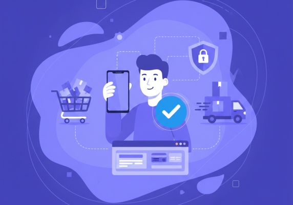 Ilustrasi verifikasi transaksi e-commerce