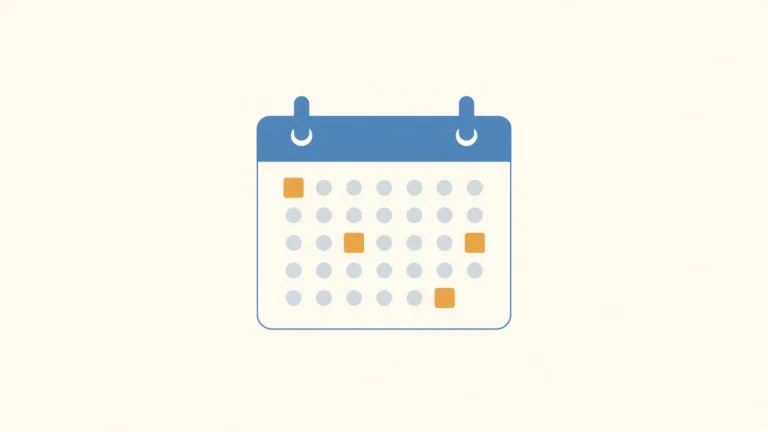 Ilustrasi kalender dengan tanggal merah hari libur nasional Indonesia